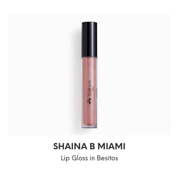 Shaina B Miami Lipgloss Besitos FULL SIZE 5.5ml NEW & Sealed Long Wear Hydrating - Picture 1 of 5